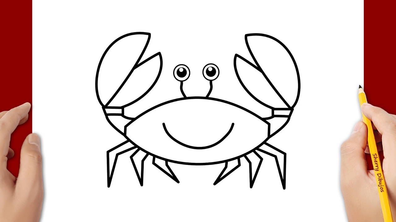 Cómo dibujar un cangrejo YouTube