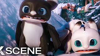 Toothless and his Kids visit New Berk Scene - HOW TO TRAIN YOUR DRAGON: Homecoming  2020