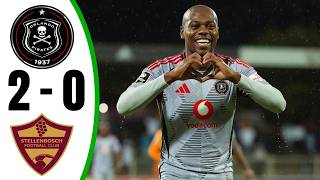 ORLANDO PIRATES vs STELLENBOSCH 2-0 ‣ ALL GOALS & HIGHLIGHTS ‣ BETWAY PSL