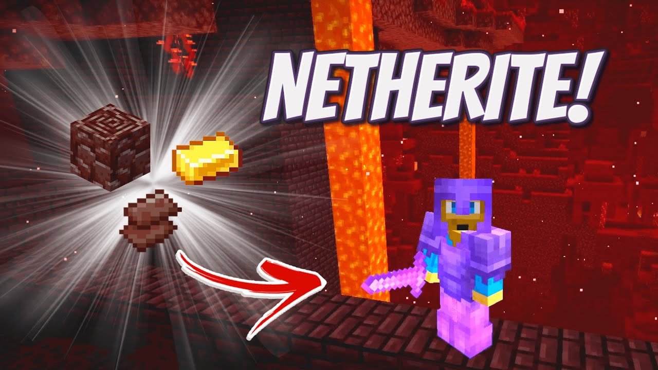 How to make Minecraft Netherite