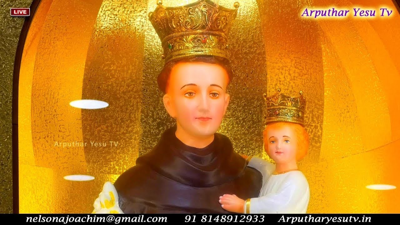 🔴🅻🅸🆅🅴 3rd Mar 2026 First Tuesday 6PM Special Mass and Adoration | St. Antony's Shrine, Avadi