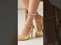 Nude Pantyhose Nylons Stockings Tights Legs Gold Sandal Heels Legs Feet Girl Model 