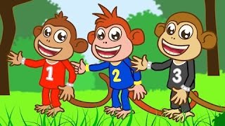 Five Little Monkeys - Adisebaba İngilizce Çizgi Film Çocuk Şarkıları Videoları