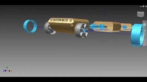 Automoblox M9 Sport-Van Exploded View Animation