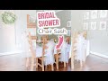 Bridal Shower Decor Ideas - Chair Sash Tutorial #shorts