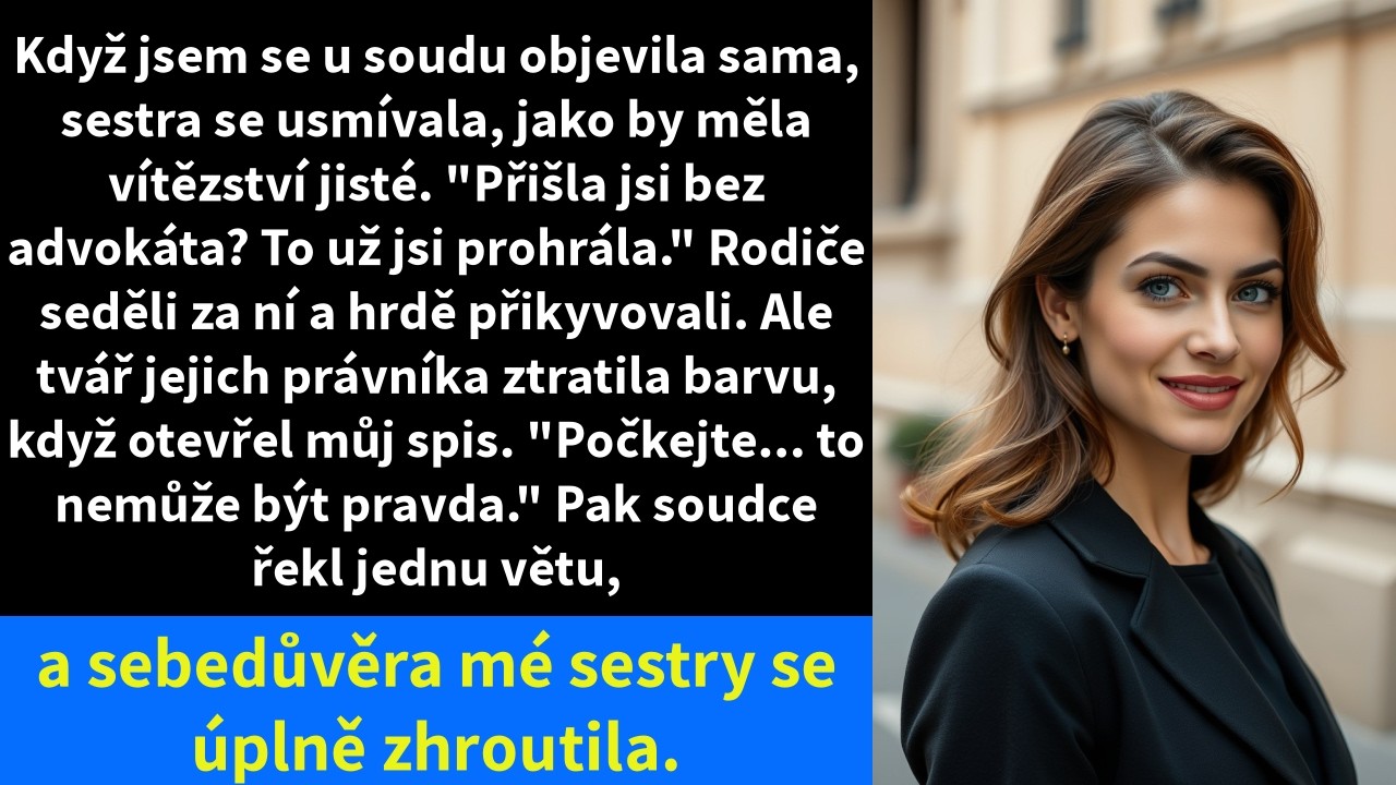 Seděla jsem sama v kavárně tři bloky od soudu a moje sestra seděla s mými rodiči na druhé straně místnosti. Slyšela jsem, jak šeptá: „Před obědem se rozbrečí.“ Nikdo se mě nezastal. Do soudní síně...