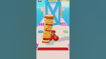 SANDWICH RUNNER GAMEAndroid, ios) Gameplay #shorts #youtubeshorts
