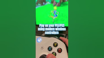 Play PS1 and PS2 consoles wirelessly #playstation #8bitdo