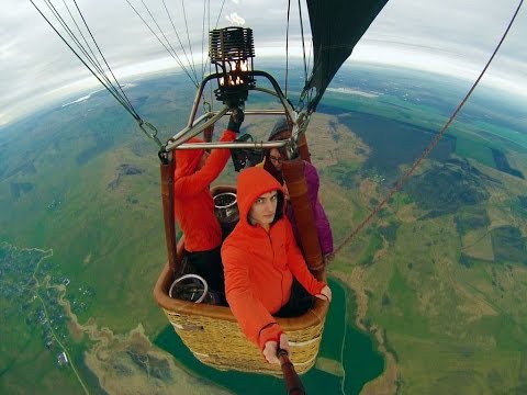 Видео: Лучшие места для полетов на воздушном шаре