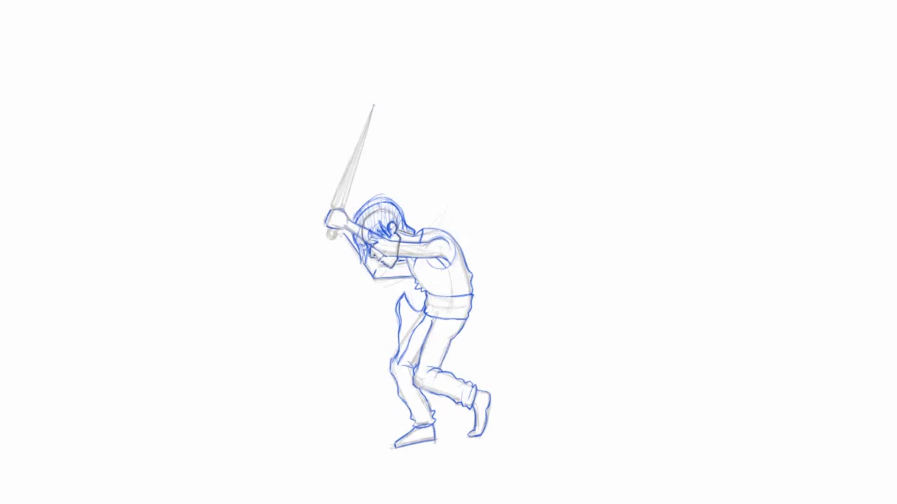 Rough hand drawn animation - YouTube