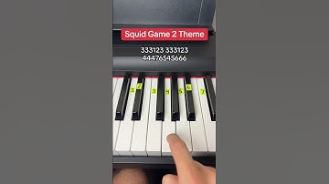 Squid Game 2 Theme Easy Piano Tutorial #easy #piano #tutorial