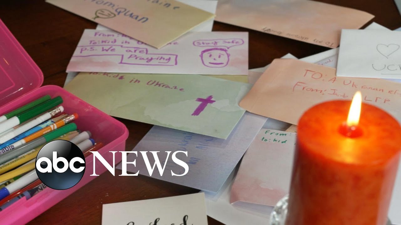 Pen pals with a purpose: Handwritten letters bring hope to children in Ukraine l ABCNL