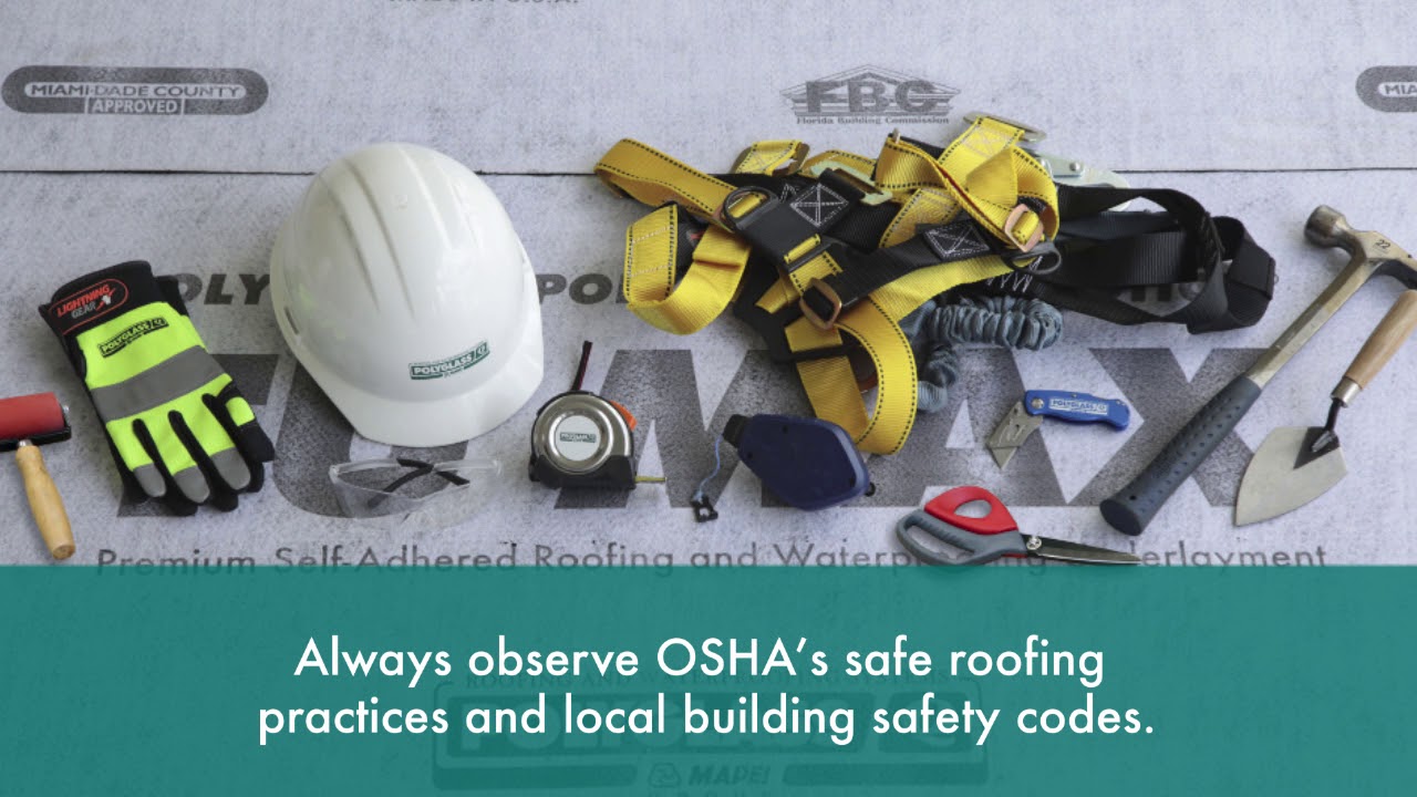 Polyglass Tools & Equipment for SteepSlope Roof System Installation