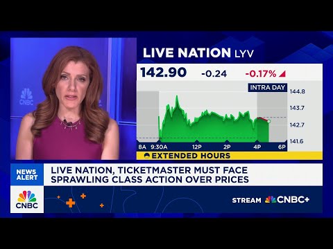 Live Nation and Ticketmaster must face sprawling class action over prices