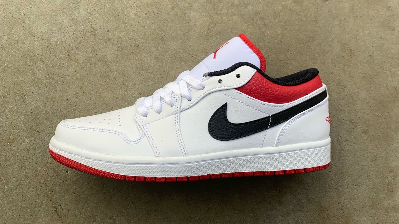 Air Jordan 1 Low White University Red Review And Investment Giveaway Youtube