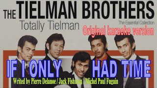 IF I ONLY HAD TIME - Andy Tielman - Original karaoke version - wide stereo