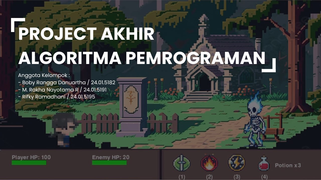 Project Akhir UAS Algoritma Pemrograman - YouTube