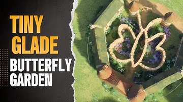 Tiny Glade butterfly castle speed build | No commentary | #tinyglade #castlebuilding #cozygames |