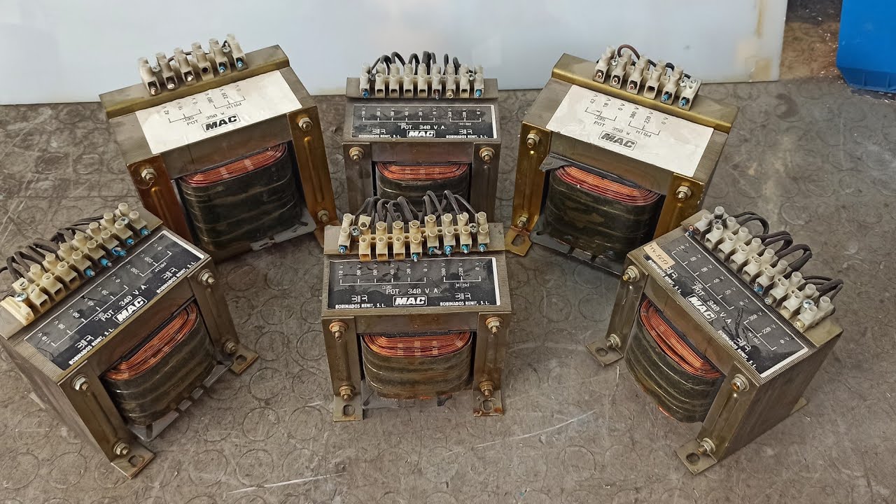 scrapping small transformers for copper..... YouTube