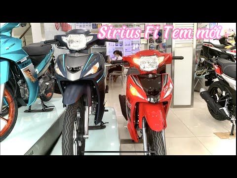 Video GIÁ XE Sirius Fi vành đúc Tem mới | Màu Đỏ đen và Xanh... - youtube
