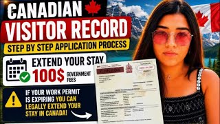 How to apply a Visitor Record from Inside Canada in Hindi #hindi #immigration #ircc #canada 