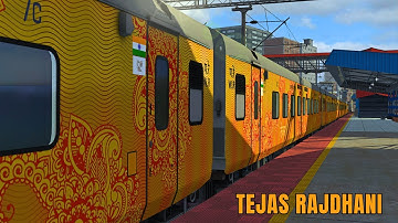 ANVT- AGTL Tejas Rajdhani Express || Indian Railway Train Simulator || Pc Gameplay
