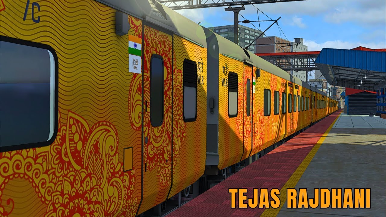 ANVT- AGTL Tejas Rajdhani Express || Indian Railway Train Simulator ...