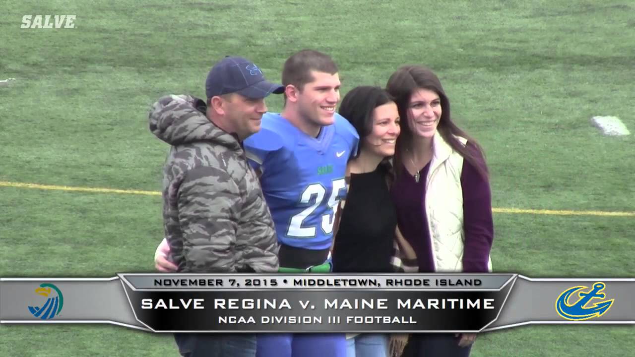 Salve Regina's James Dawson on Military Appreciation Day YouTube