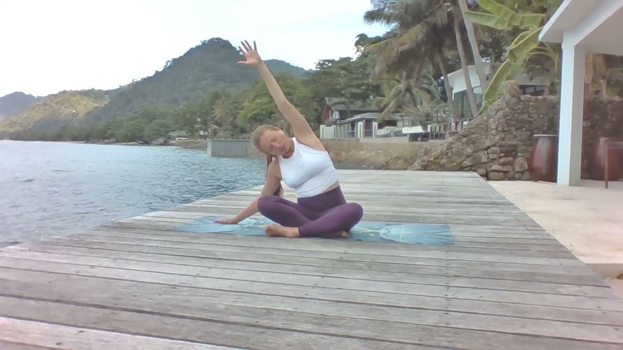 Йога начальный уровень 55 мин. Yoga (start level) 55 min