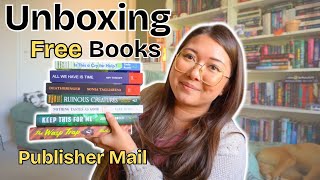 Unboxing Publisher Book Mail 📚 | Tiny "Free" Book Haul