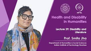 Lecture 29: Disability and Literature