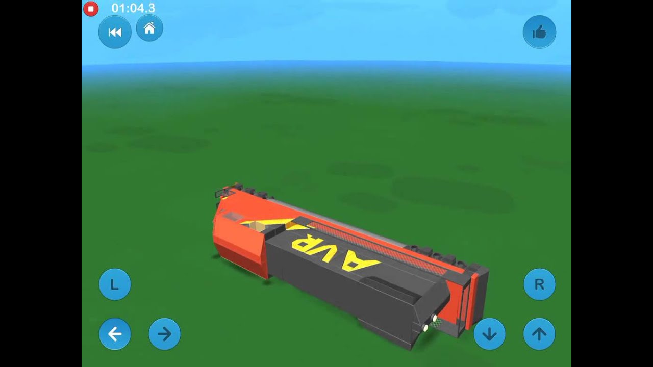 [Blocksworld HD] Train crashes and unstoppable train ep1 YouTube
