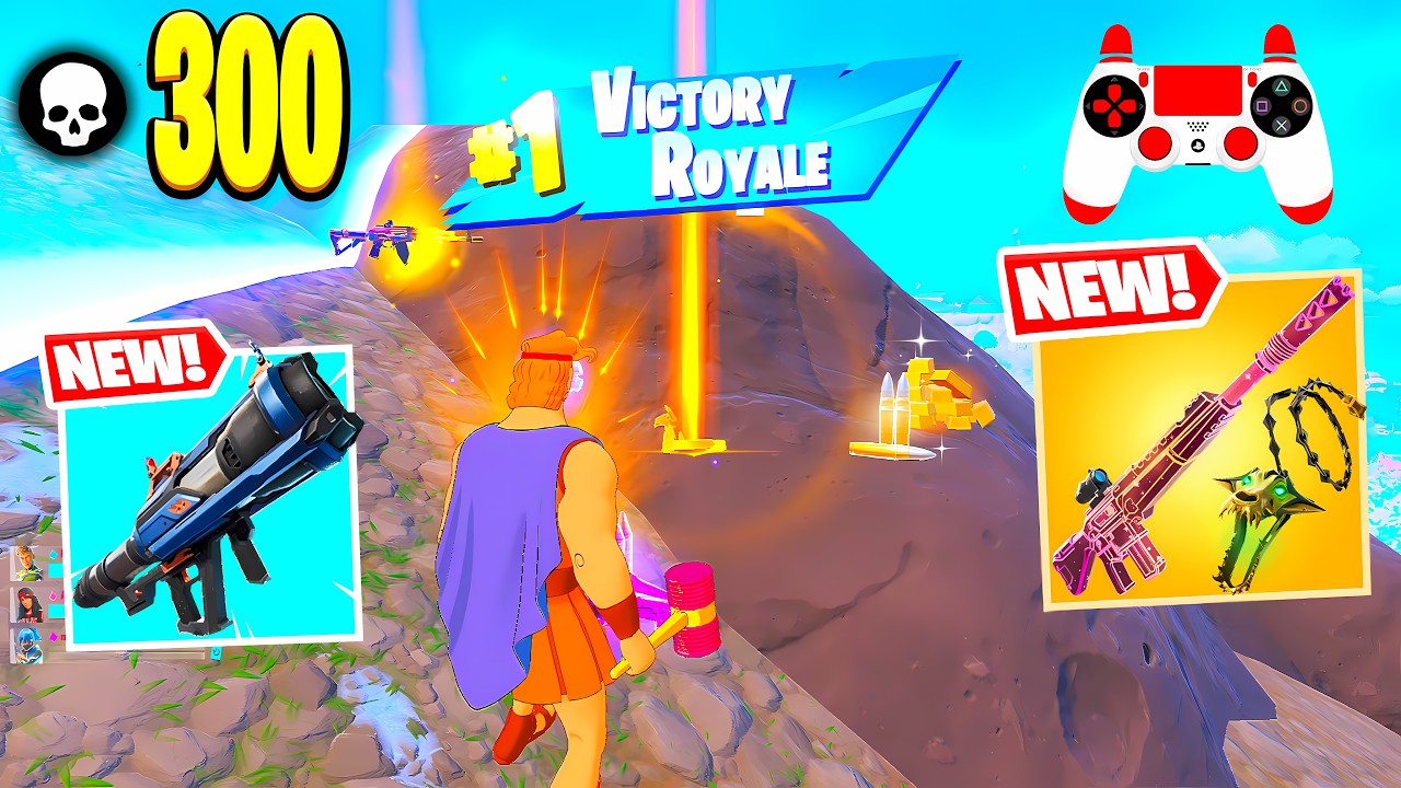 300 Elimination Squads HERCULES Wins Full Gameplay! NEW Fortnite ...