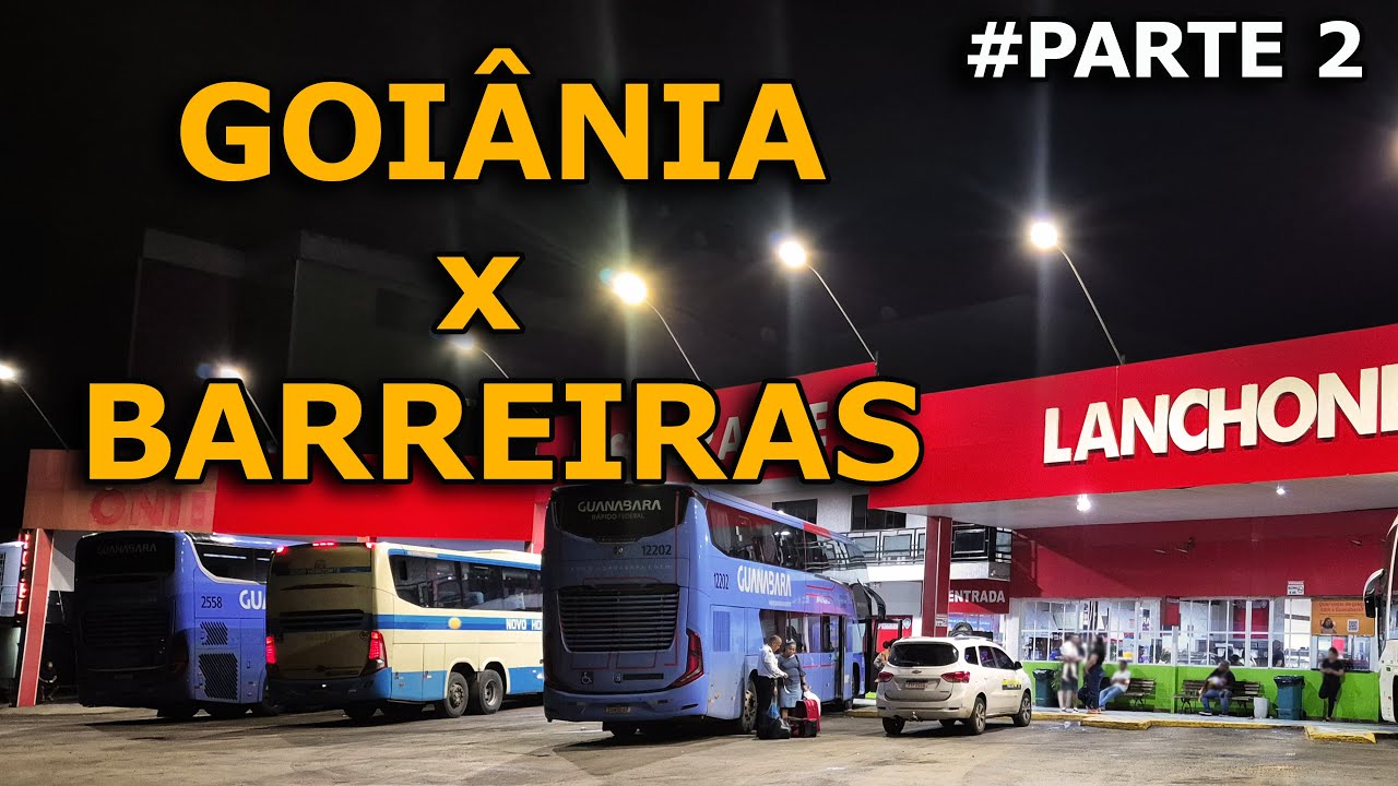 Como é a viagem de ÔNIBUS de GOIÂNIA para BARREIRAS, com a RÁPIDO FEDERAL? #PARTE2