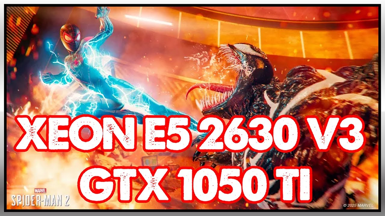 Spiderman 2 no PC GTX 1050 TI + Xeon E5 2630 V3 + 16GB RAM
