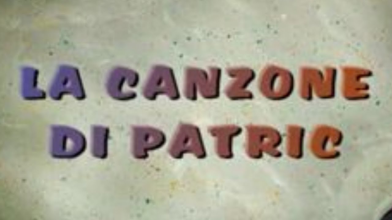 Spongebob Twinkle Twinkle Patrick Star Song Italian Version Italia 1 Spongebob twinkle twinkle patrick star song italian version italia 1