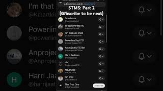 STMS: Part 2 (subscribe to be next)