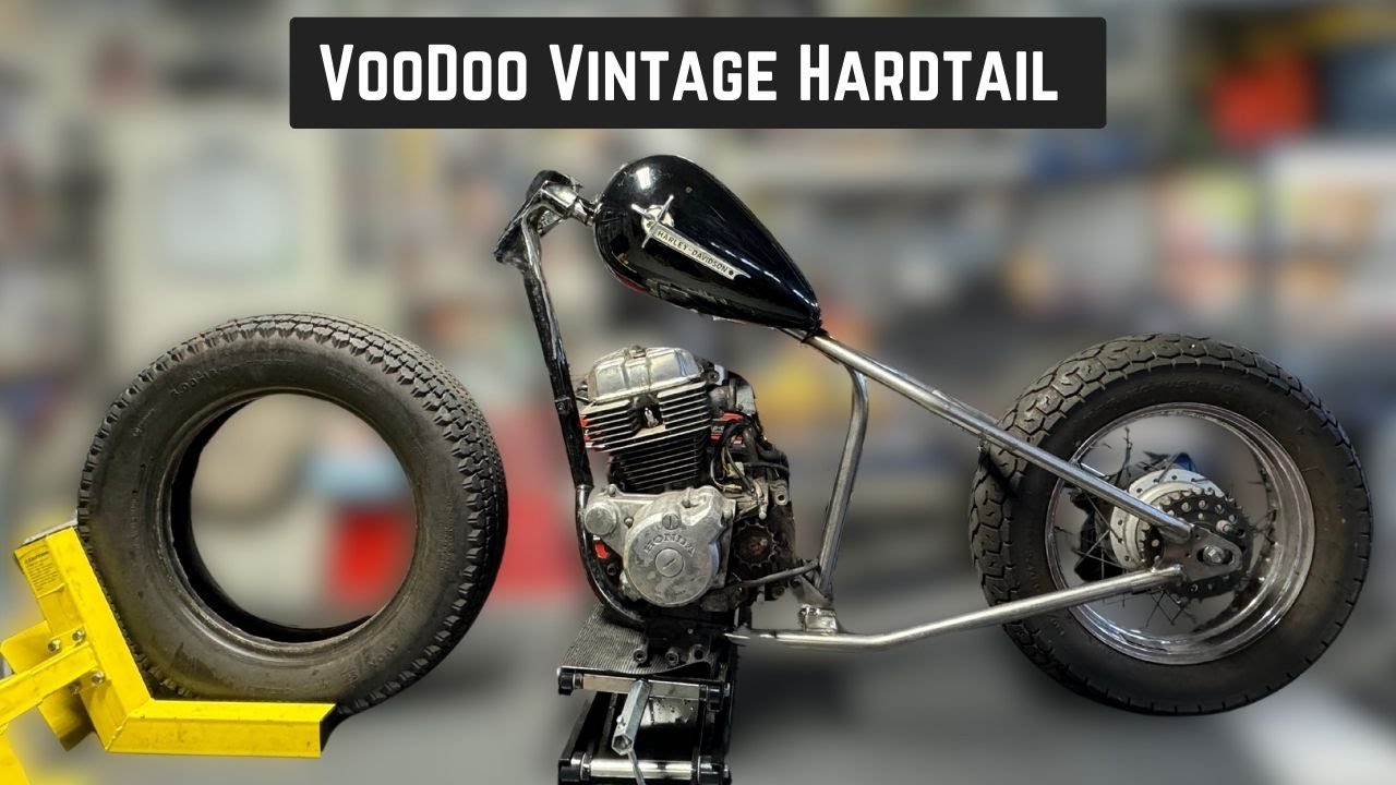 Сборка Honda Rebel 250 Bobber, часть 2 | Установка винтажного хардтейла VooDoo