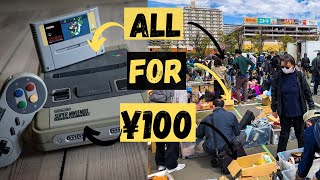 RARE ITEMS AT THIS AMAZING JAPANESE FLEA MARKET IN TOKYO