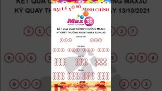Kết Quả Vietlott Thứ 4, Ngày 13102021 Kết Quả Max 3D
