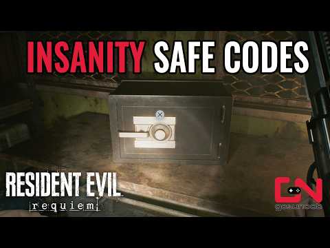 Resident Evil Requiem All Insanity Difficulty Safe Codes