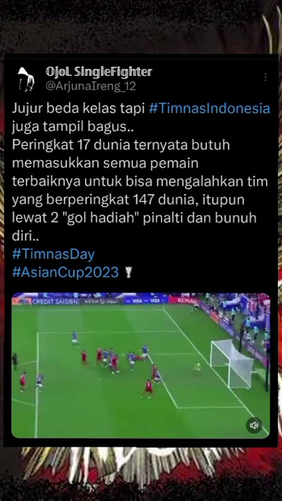 Terimakasih para punggawa #timnasindonesia #timnasday #afcat2024