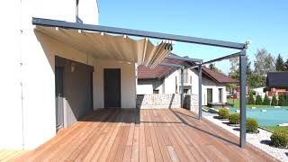 Futurol - POHYBLIVÁ PERGOLA - DVOJITÁ KONSTRUKCE
