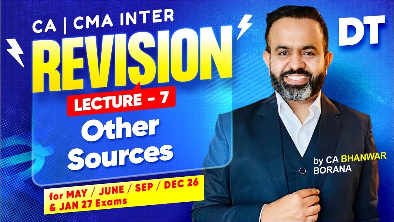 CA/CMA Inter Revisions MAY/JUNE/SEP/DEC 26 & JAN 27 Exams l IFOS l CA Bhanwar Borana