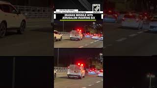 Saksikan Rudal Iran Menghantam Yerusalem Israel Enam Orang Terluka Di Lokasi Kejadian