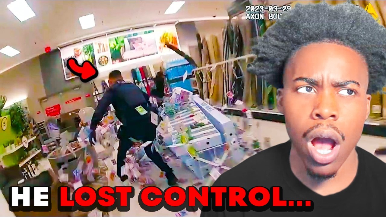 Shoplifter DESTROYS Target While Fleeing Police…