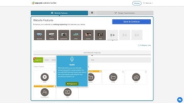 How to add and edit features on Appy Pie No-Code Website Builder?