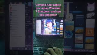 Compaq Acer aspire pro laptop Windows 7 Shutdown and see you tomorrow #lankybox #music #tutorial