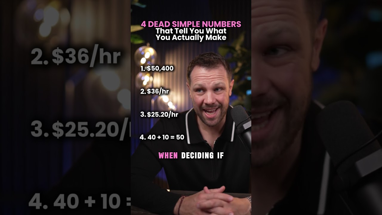 Four dead simple numbers to figure out what you actually make