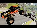 BATMAN Takes on Monster Jam in EPIC Disaster!